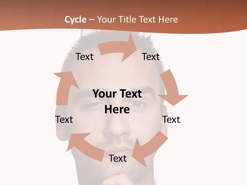 Give Shirt Red PowerPoint Template