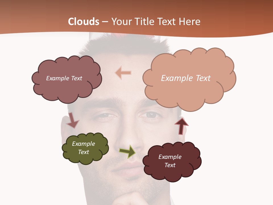 Give Shirt Red PowerPoint Template