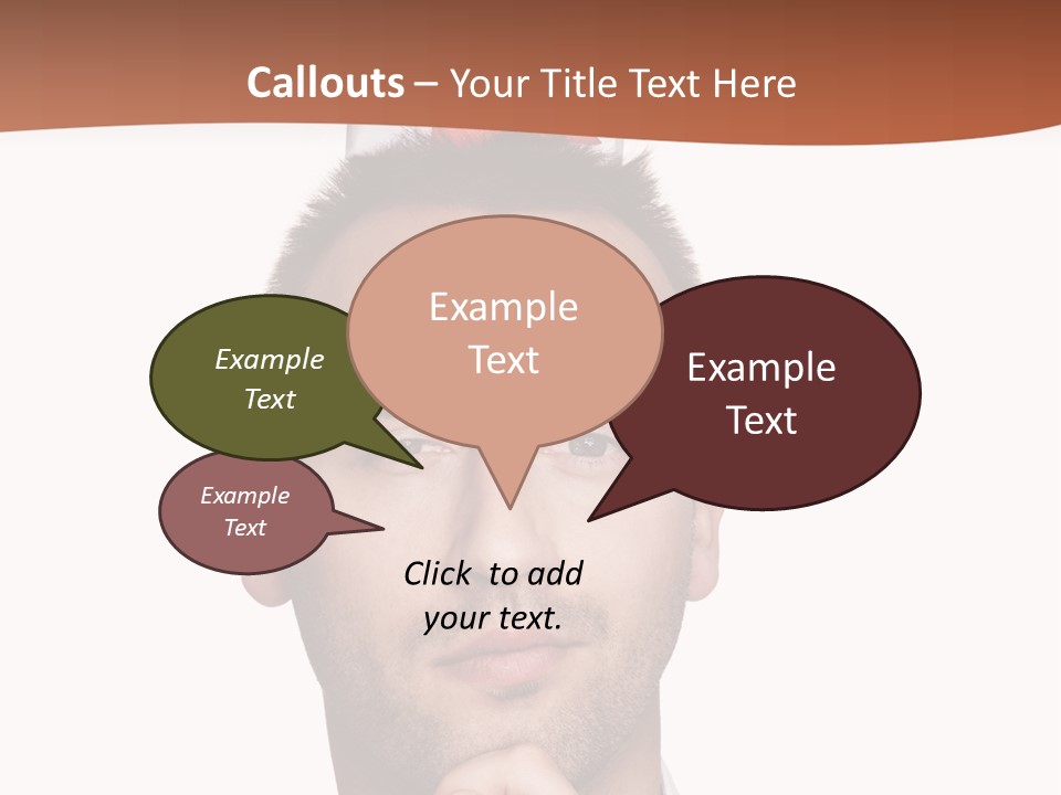 Give Shirt Red PowerPoint Template