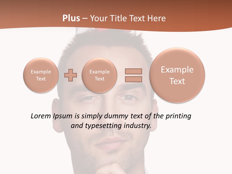 Give Shirt Red PowerPoint Template