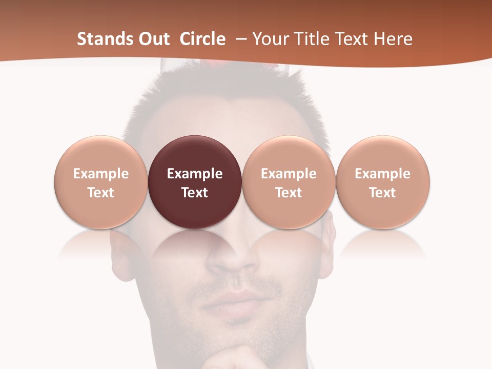 Give Shirt Red PowerPoint Template