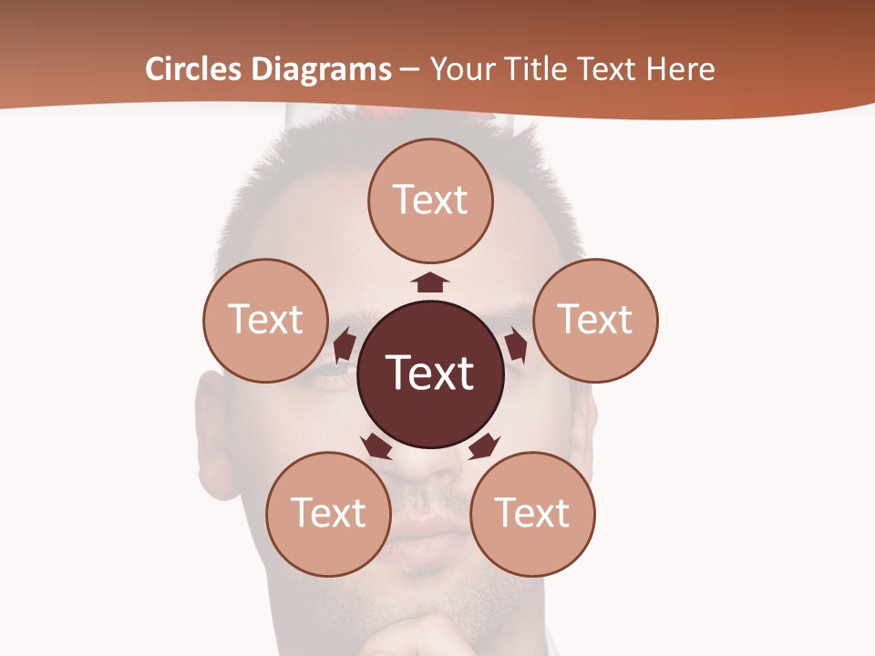 Give Shirt Red PowerPoint Template