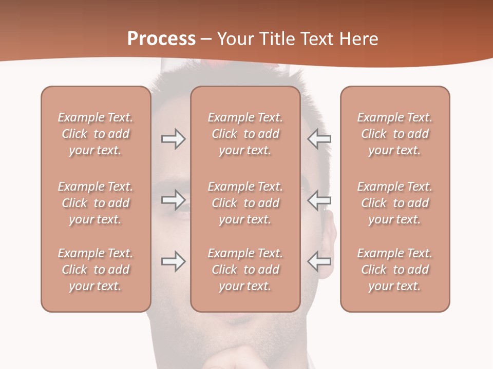 Give Shirt Red PowerPoint Template