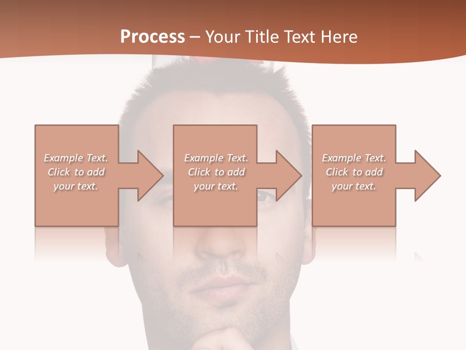 Give Shirt Red PowerPoint Template