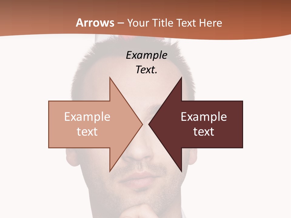 Give Shirt Red PowerPoint Template