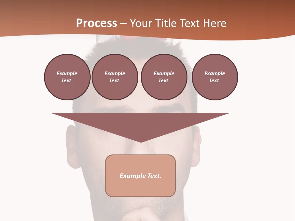 Give Shirt Red PowerPoint Template