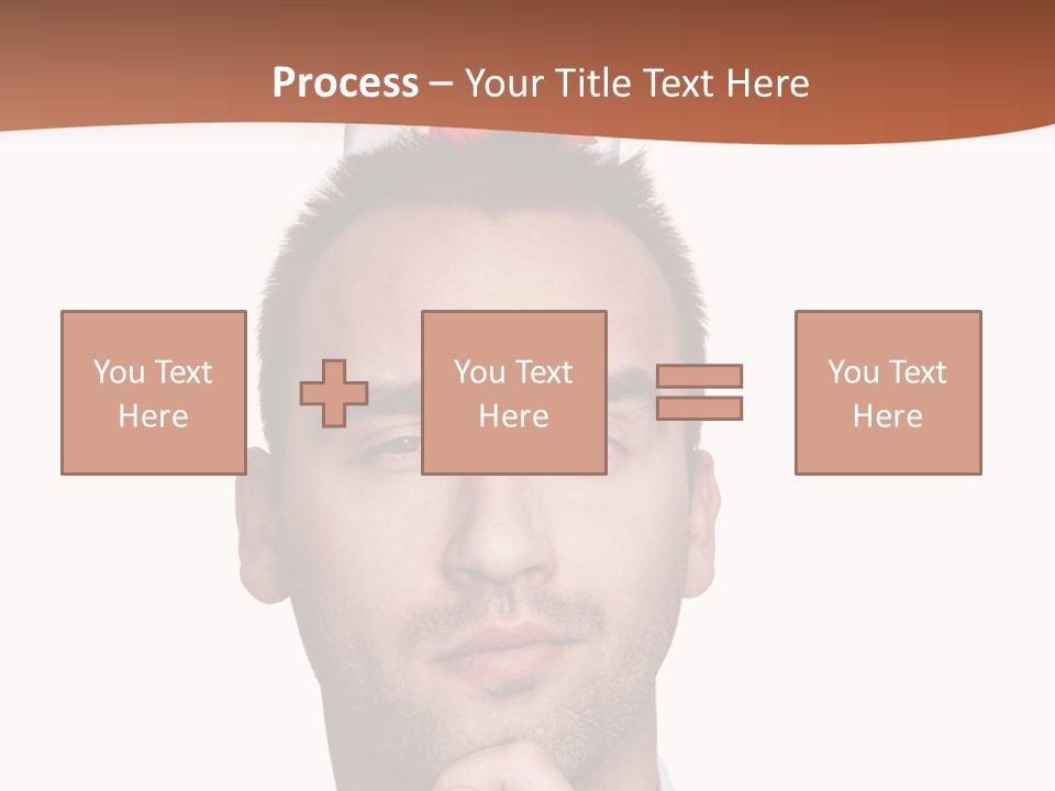 Give Shirt Red PowerPoint Template