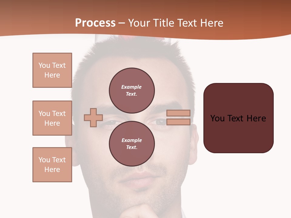 Give Shirt Red PowerPoint Template