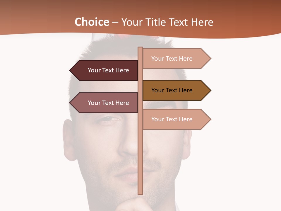 Give Shirt Red PowerPoint Template