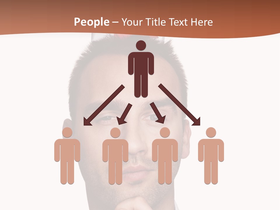 Give Shirt Red PowerPoint Template