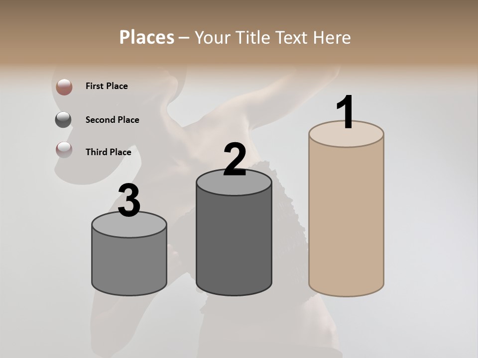 Caucasian Female Elegance PowerPoint Template