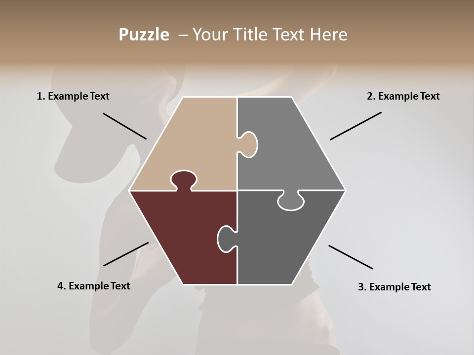 Caucasian Female Elegance PowerPoint Template