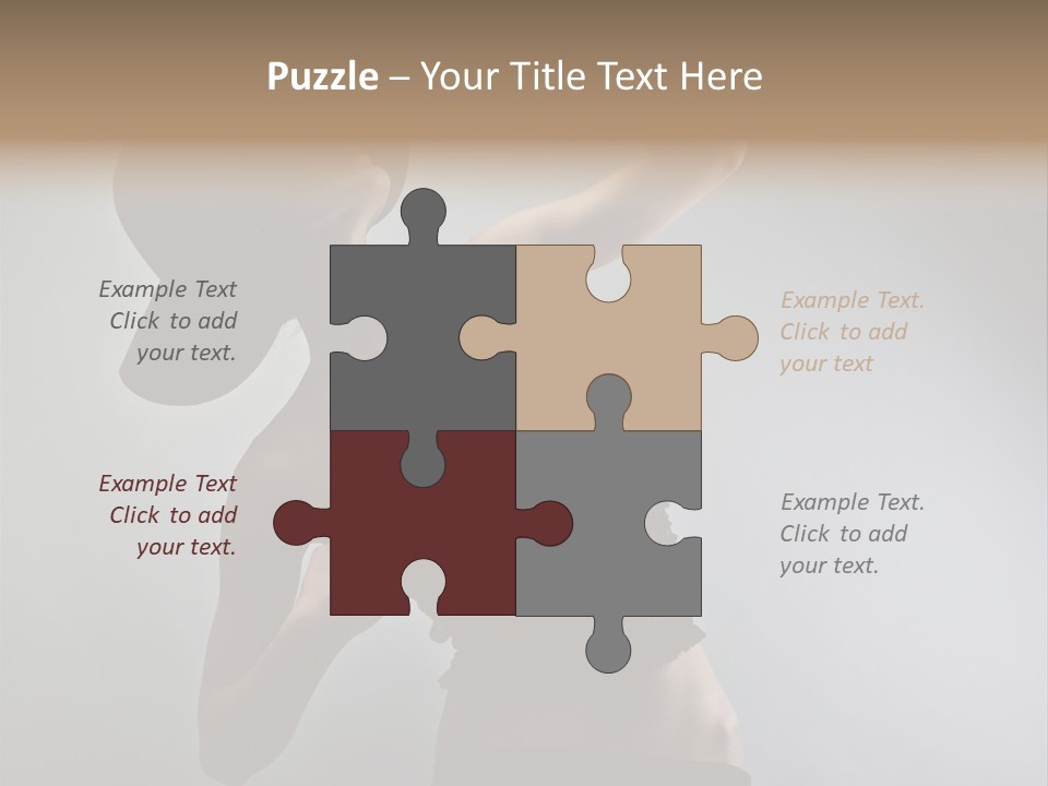 Caucasian Female Elegance PowerPoint Template