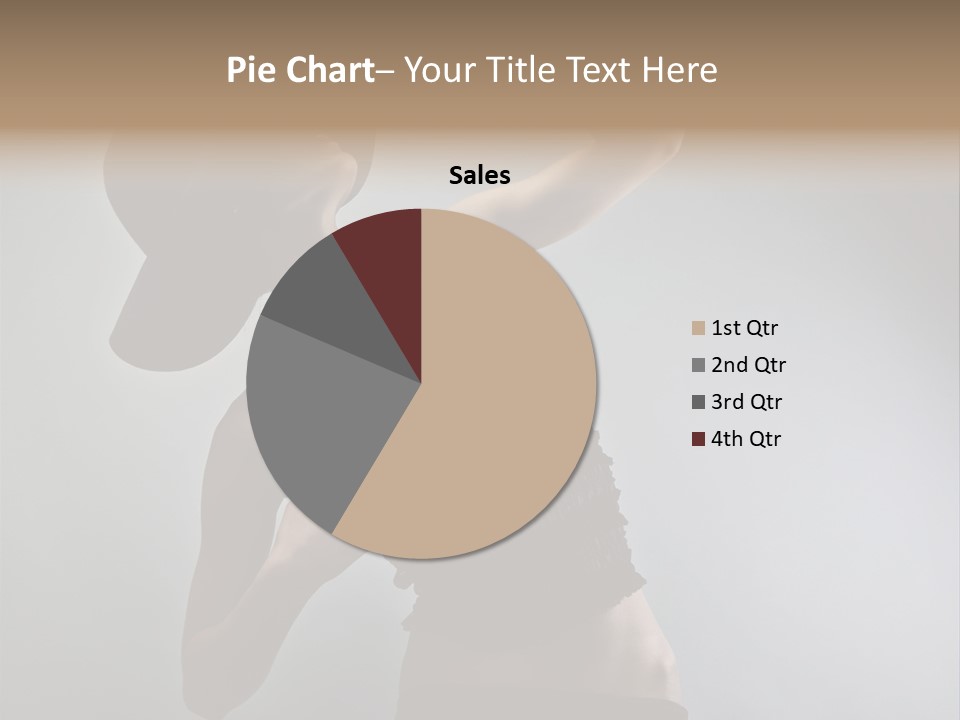 Caucasian Female Elegance PowerPoint Template