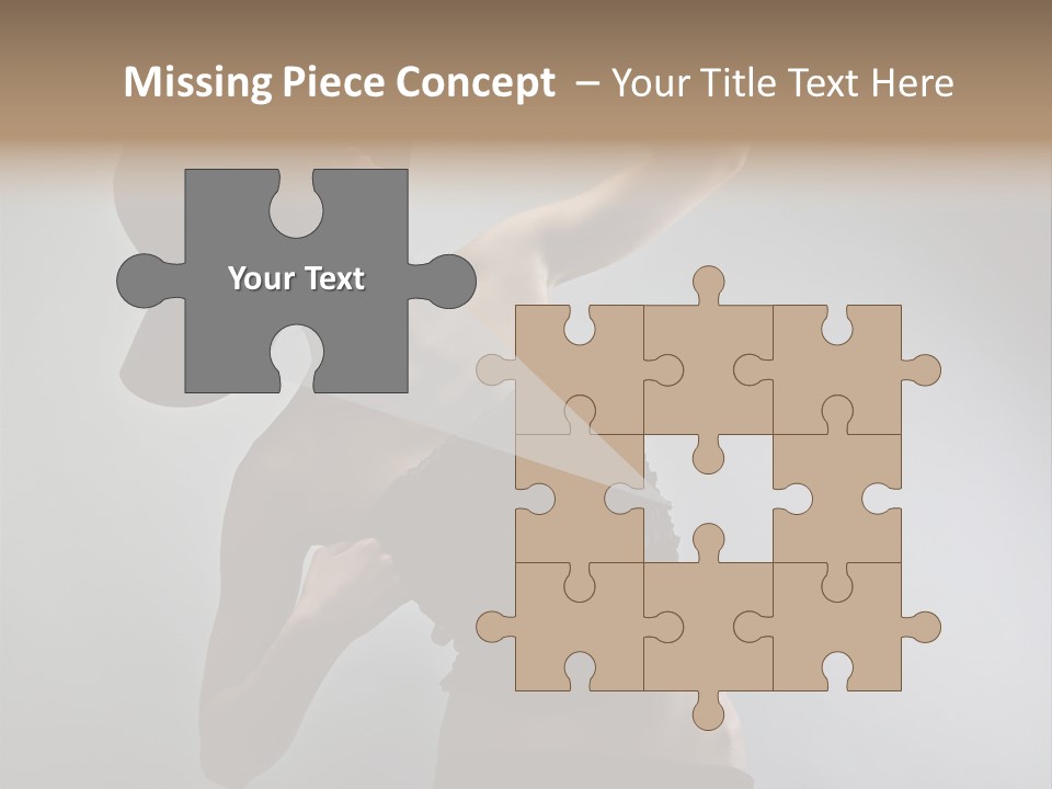 Caucasian Female Elegance PowerPoint Template