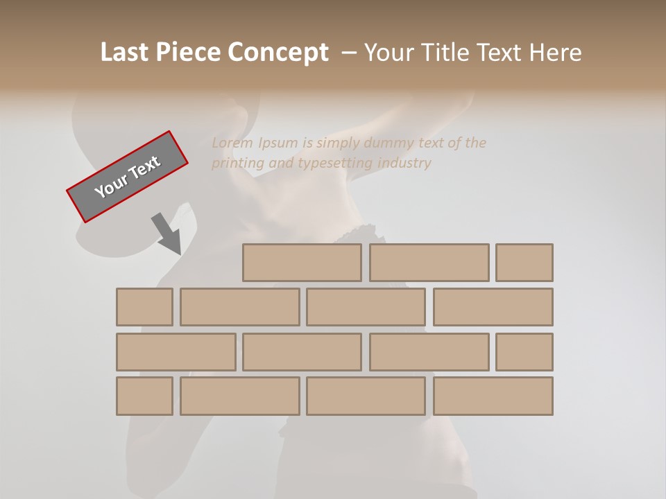 Caucasian Female Elegance PowerPoint Template