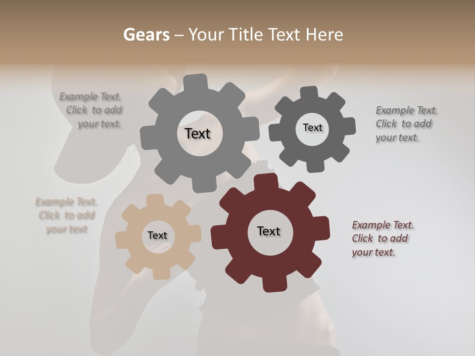 Caucasian Female Elegance PowerPoint Template