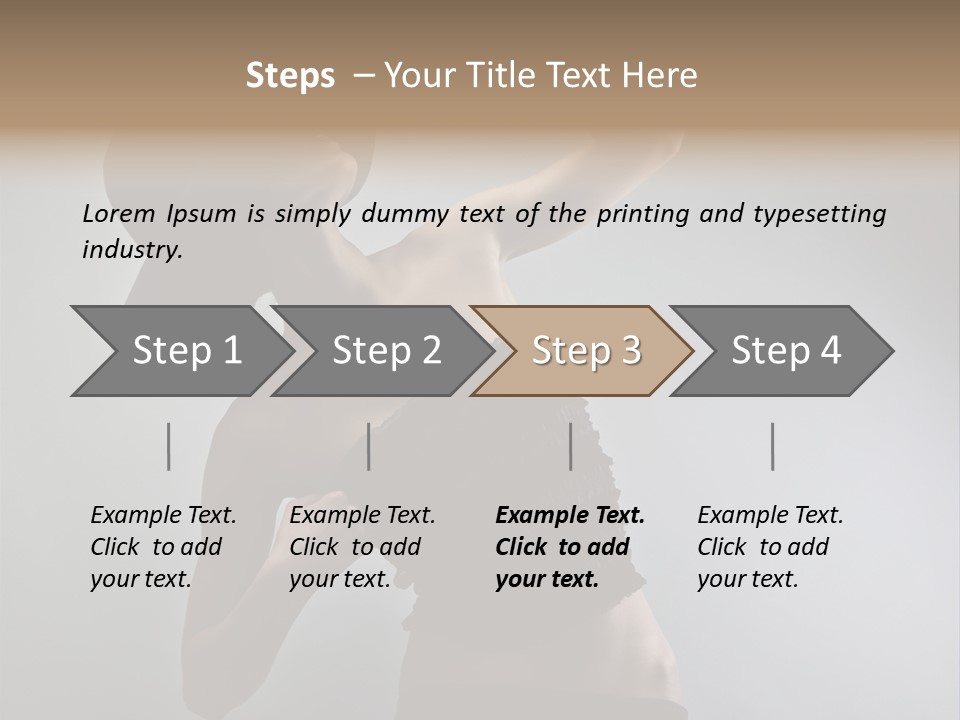 Caucasian Female Elegance PowerPoint Template