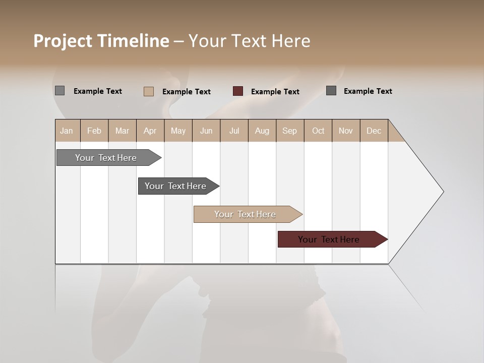 Caucasian Female Elegance PowerPoint Template