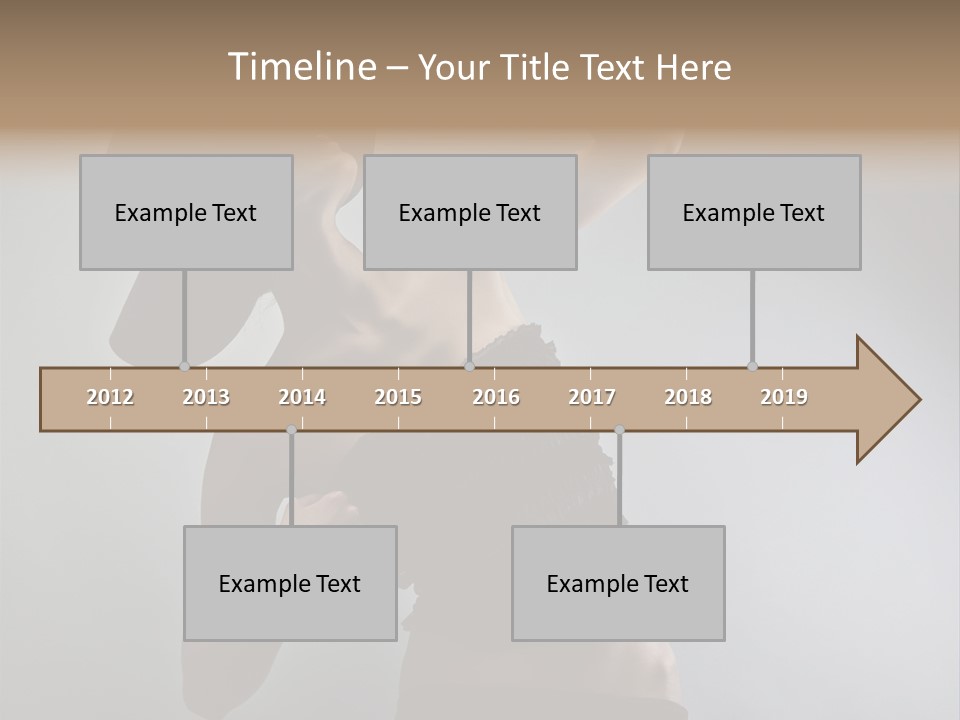 Caucasian Female Elegance PowerPoint Template