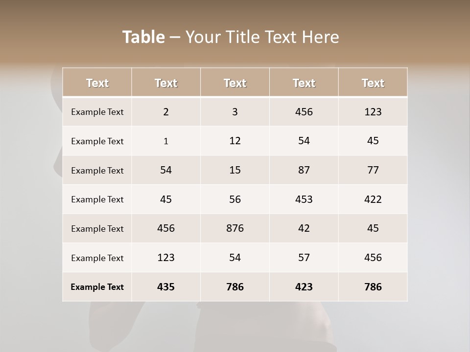 Caucasian Female Elegance PowerPoint Template