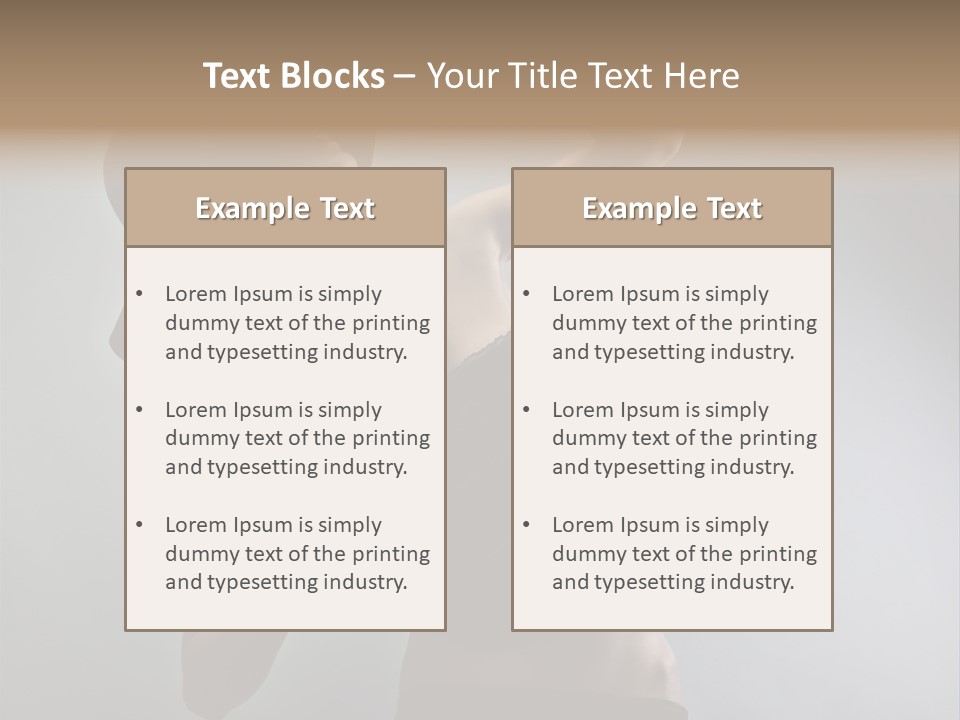 Caucasian Female Elegance PowerPoint Template