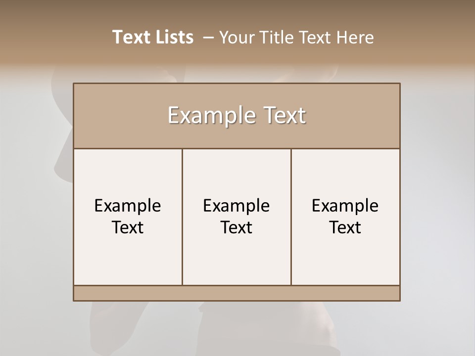 Caucasian Female Elegance PowerPoint Template