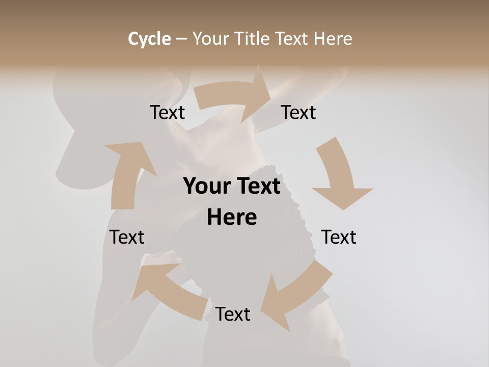 Caucasian Female Elegance PowerPoint Template