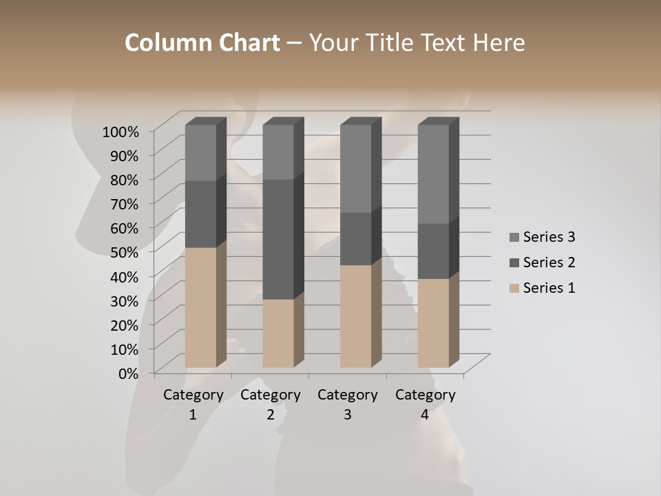 Caucasian Female Elegance PowerPoint Template