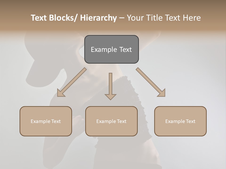 Caucasian Female Elegance PowerPoint Template