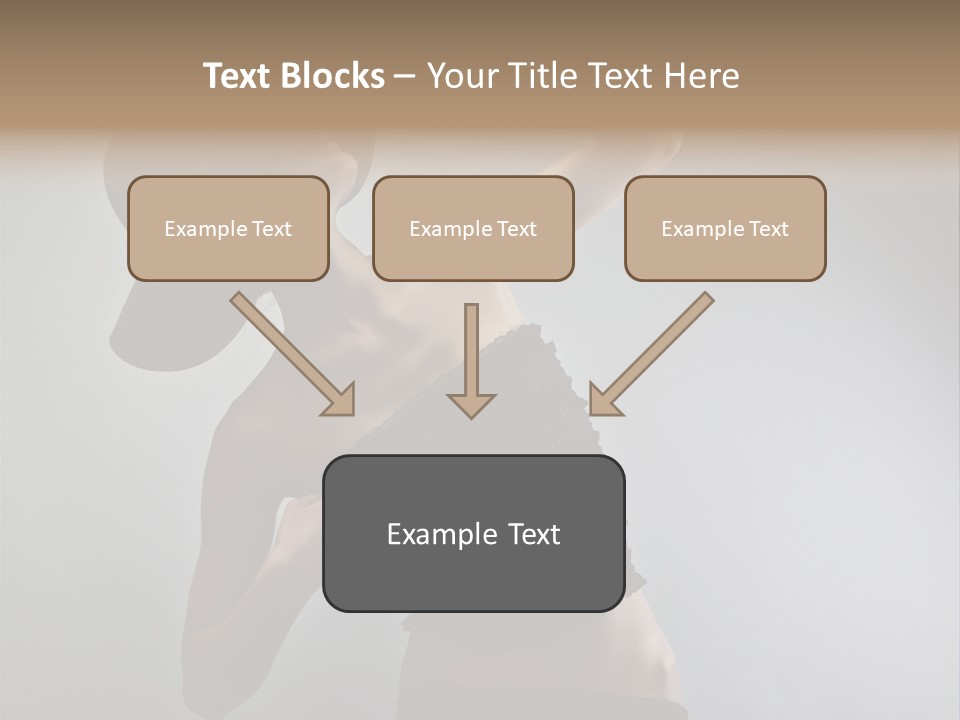 Caucasian Female Elegance PowerPoint Template