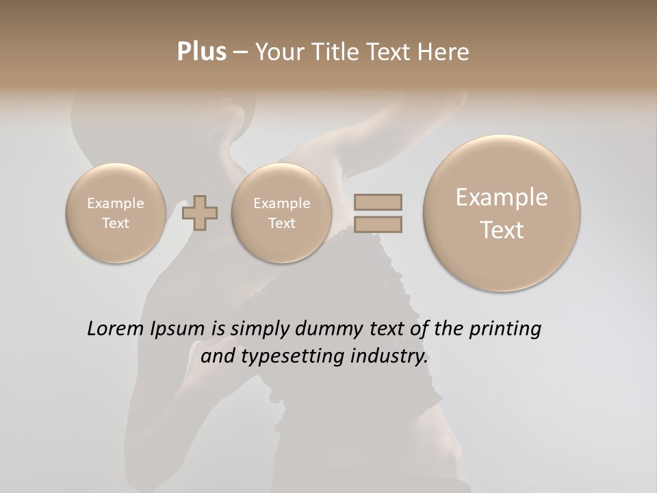 Caucasian Female Elegance PowerPoint Template
