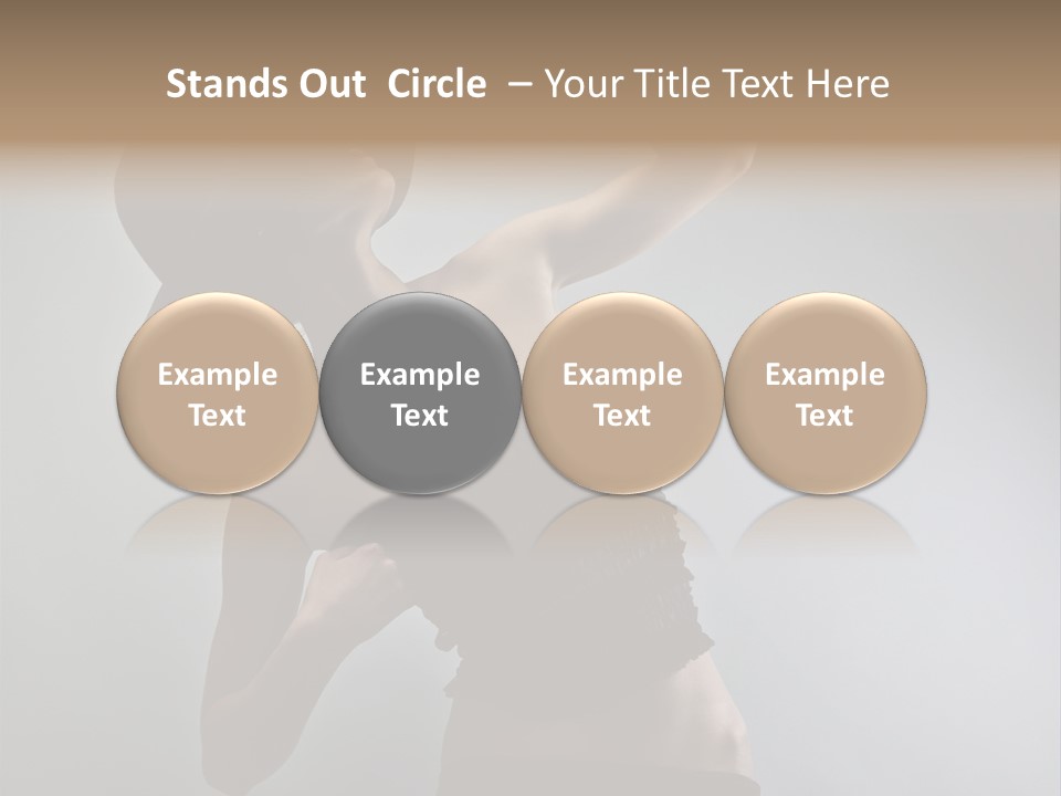 Caucasian Female Elegance PowerPoint Template