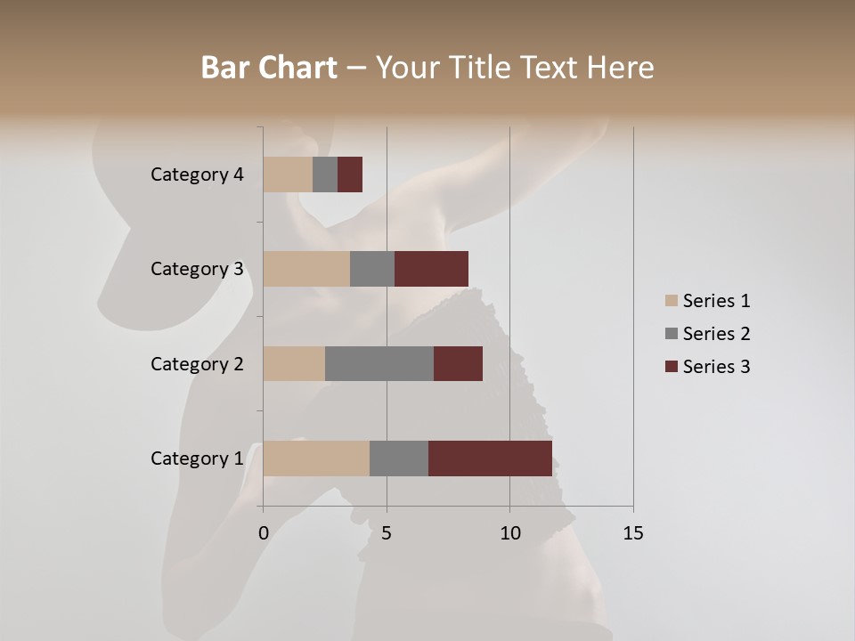 Caucasian Female Elegance PowerPoint Template