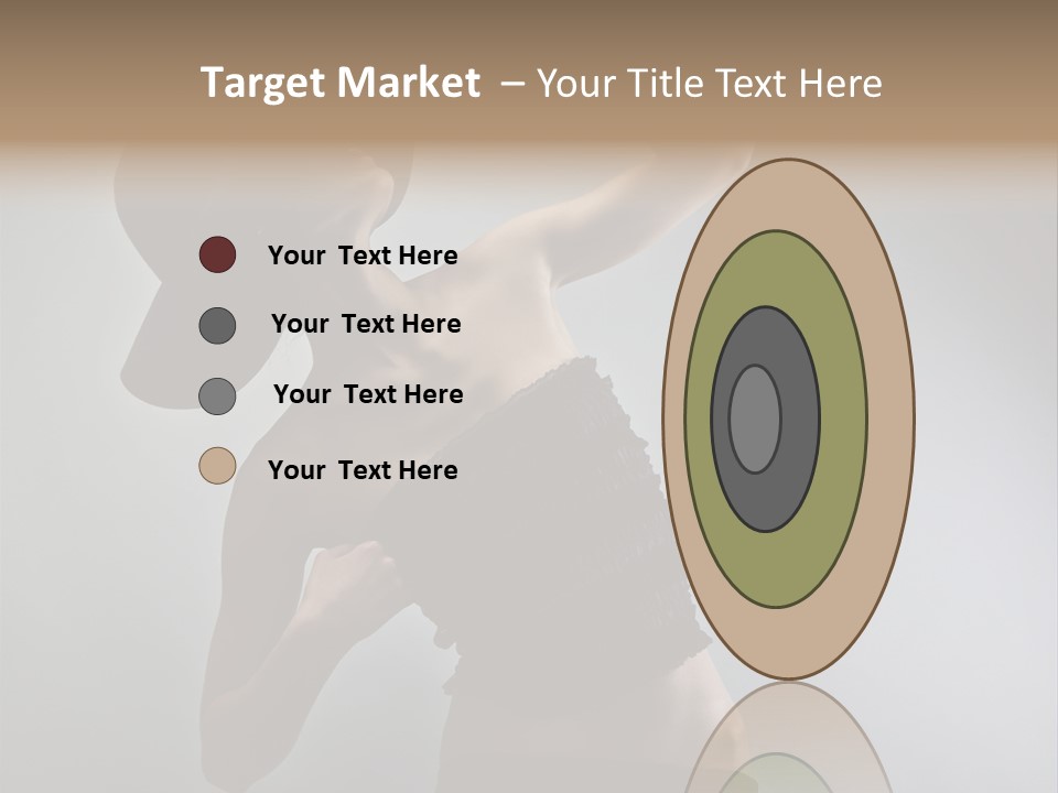 Caucasian Female Elegance PowerPoint Template