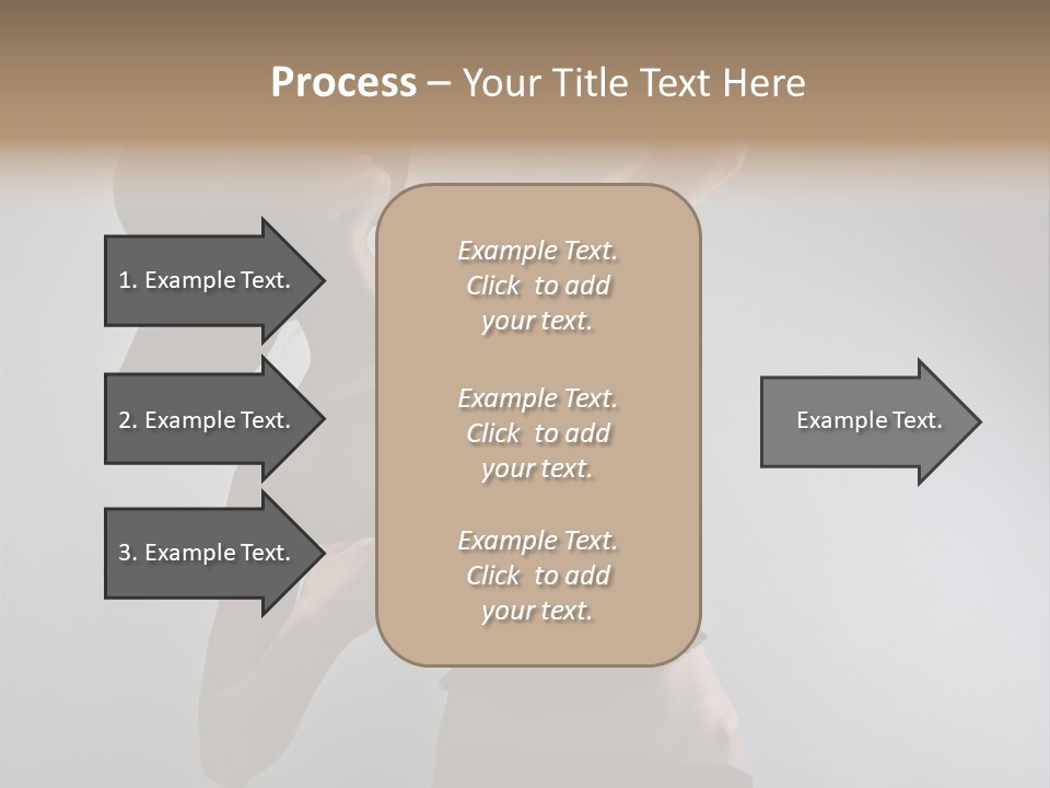 Caucasian Female Elegance PowerPoint Template