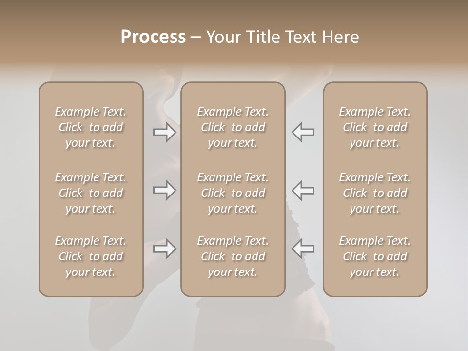 Caucasian Female Elegance PowerPoint Template