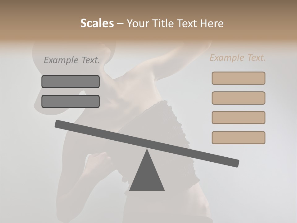 Caucasian Female Elegance PowerPoint Template