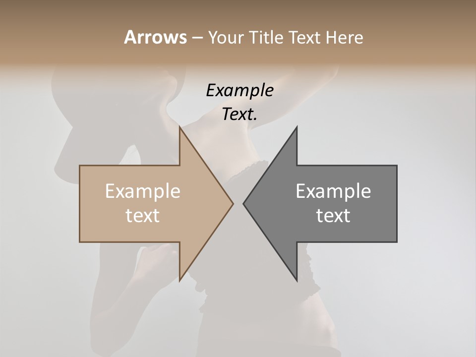 Caucasian Female Elegance PowerPoint Template