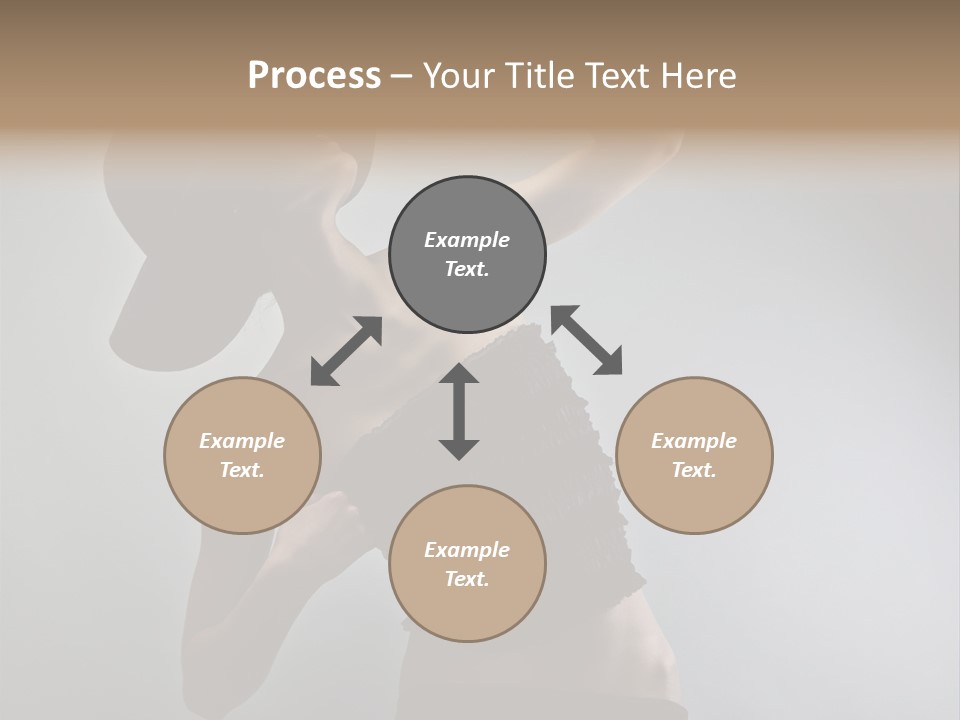 Caucasian Female Elegance PowerPoint Template