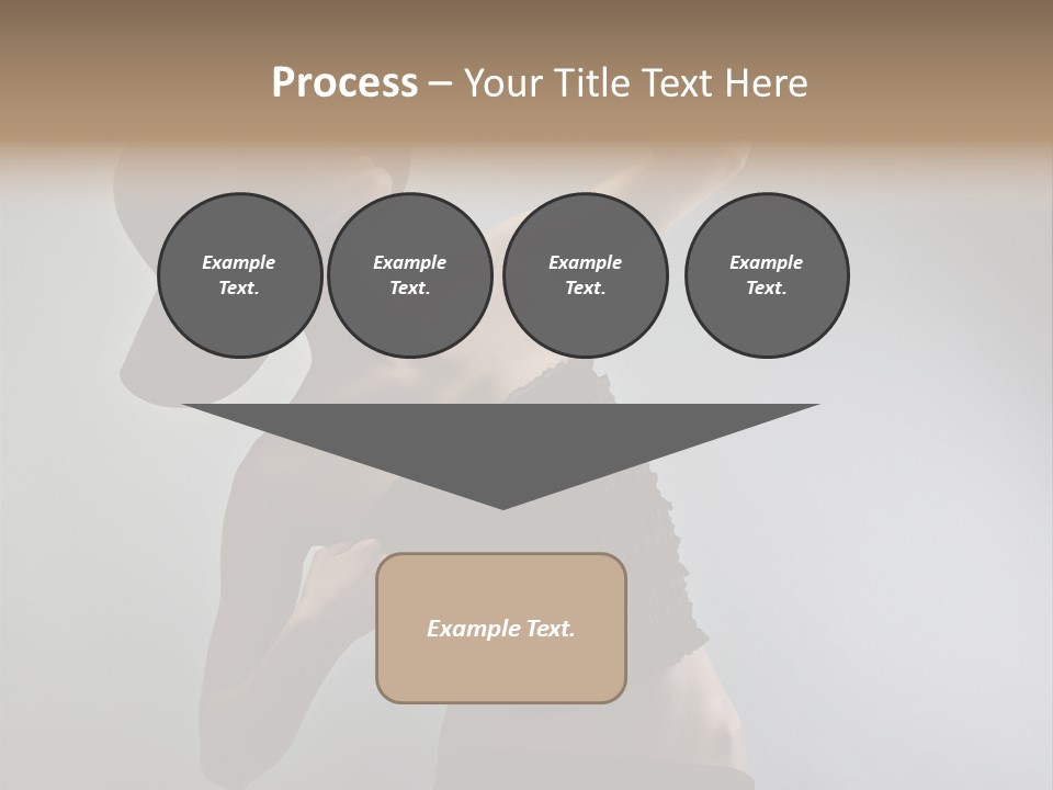 Caucasian Female Elegance PowerPoint Template