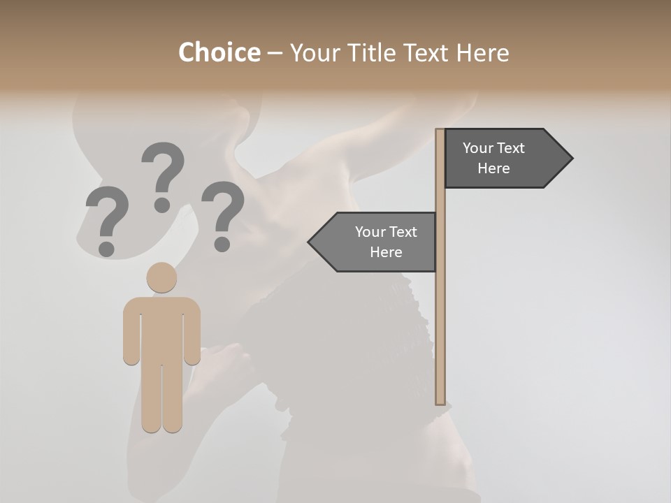 Caucasian Female Elegance PowerPoint Template