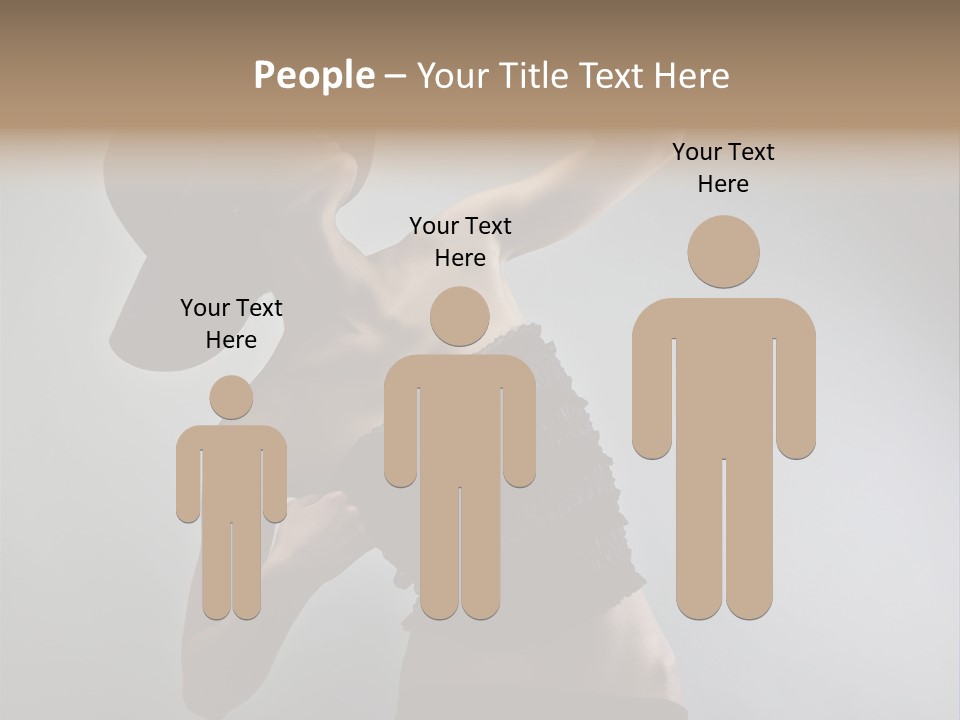 Caucasian Female Elegance PowerPoint Template