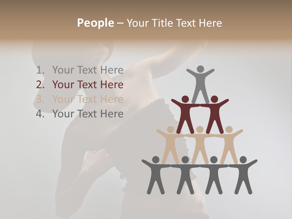 Caucasian Female Elegance PowerPoint Template