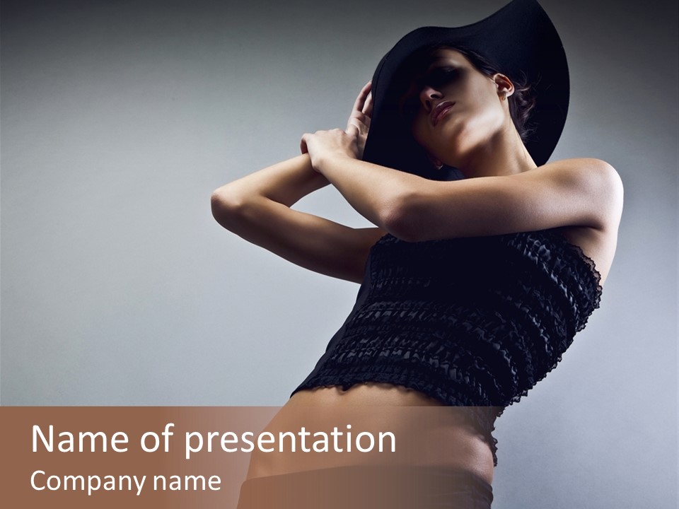 Cap Facial White PowerPoint Template