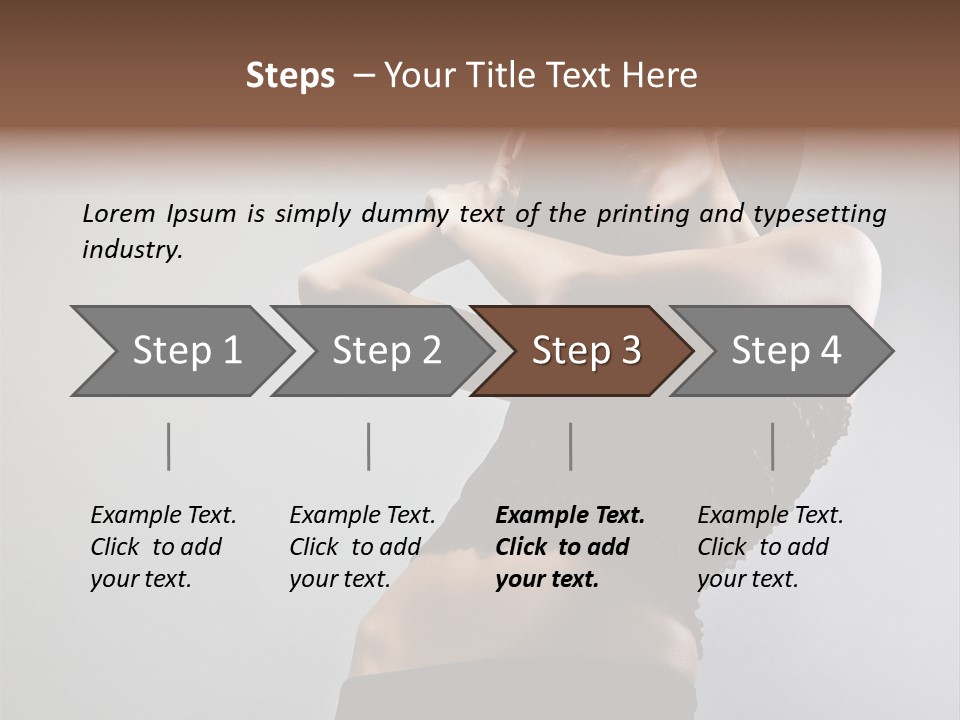 Cap Facial White PowerPoint Template