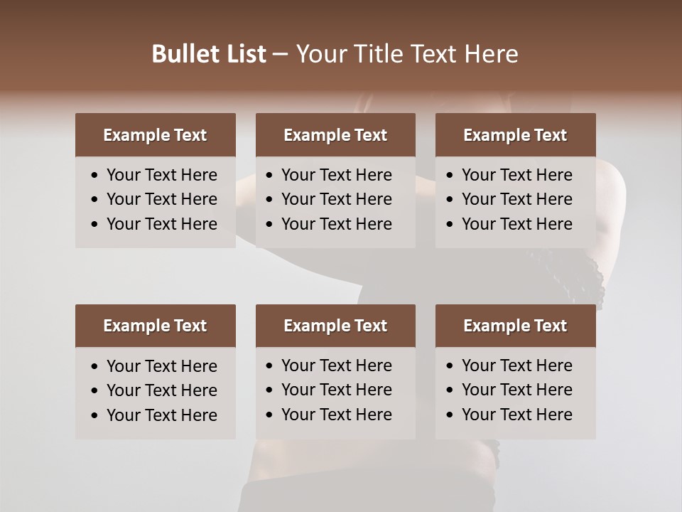 Cap Facial White PowerPoint Template