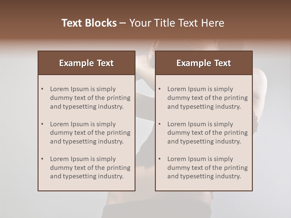 Cap Facial White PowerPoint Template