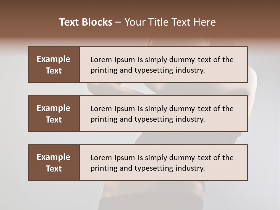 Cap Facial White PowerPoint Template