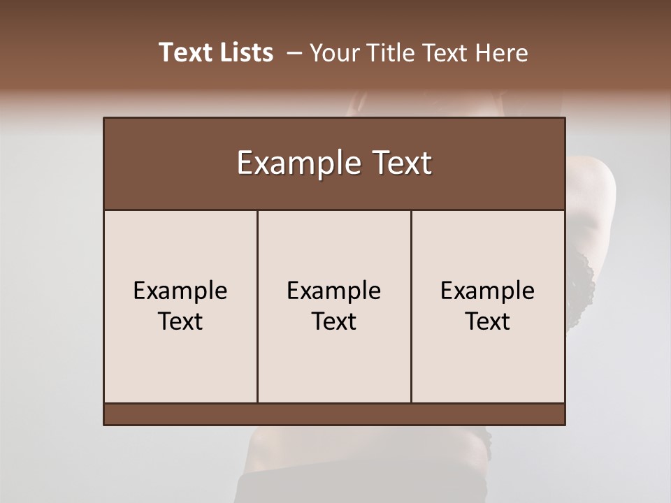 Cap Facial White PowerPoint Template